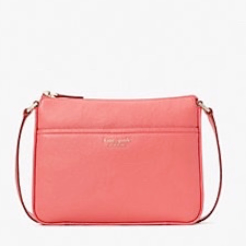 Kate Spade Run Around Medium Crossbody Peach Melba